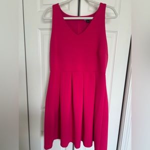 Cynthia Rowley Fuchsia Pink Sundress Barbiecore Ribbed Resort Dress Size L large